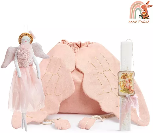 Παιδική Τσάντα Πουγκί Ροζ