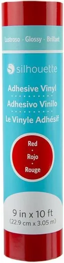 Silhouette America Διακοσμητικό Αυτοκόλλητο για DIY Κατασκευές Κόκκινο 22.9x305cm