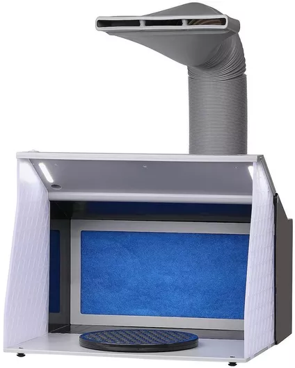 Vevor Airbrush Booth Spray Portable Hobby Airbrush Paint Spray Booth Dual Fans