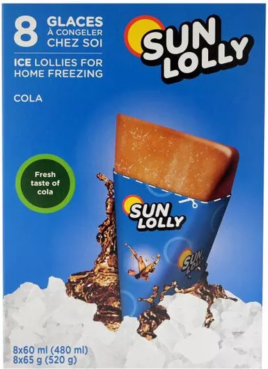 Sun Lolly Γρανίτα με Cola σε Φακελάκια / Sticks 480ml