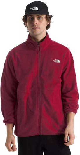 The North Face 100 Glacier Full Ανδρική Ζακέτα Fleece Beetroot