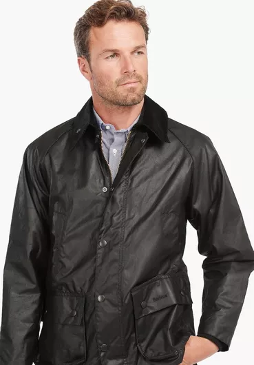 Barbour Bedale Wax Μπουφάν Μαύρο