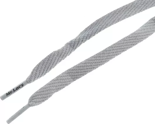 Mr.Lacy Flatties Κορδόνια Παπουτσιών Γκρι 2τμχ 130cm