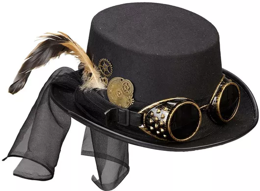 Αποκριάτικο Καπέλο Μαύρο για Halloween 1τμχ