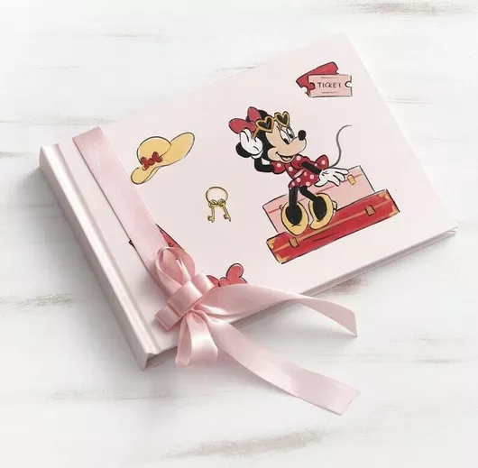 Παρίσης Βιβλίο Ευχών Minnie Travel Ροζ