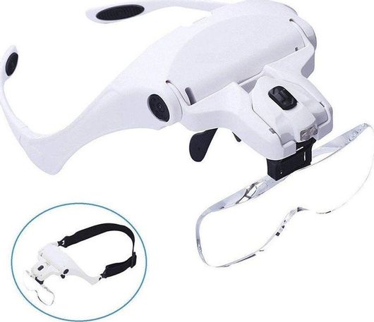 Γυαλιά Εργασίας 20045591029 Μεγεθυντικά με Διάφανους Φακούς & LED Φως