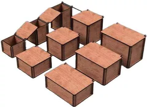 Intra LOTUS Wooden Storage Box – Ξύλινο Κουτί Αποθήκευσης μαζί με καπάκι 23x96x28 cm Box31-00246