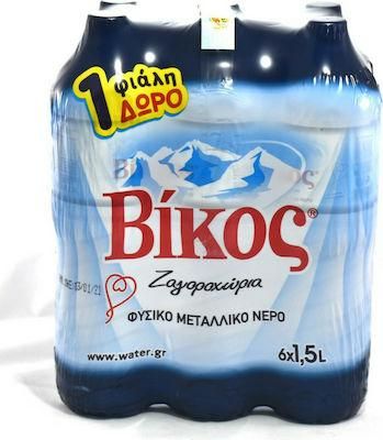Εμφιαλωμένο Νερό Βίκος Φυσικό Μεταλλικό 6x1.5lt