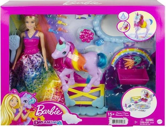 Κούκλα Mattel Barbie Dreamtopia Πριγκίπισσα & Μονόκερος για 3+ Ετών