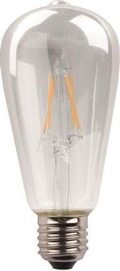 Eurolamp Λάμπα LED 11W 140mm για Ντουί E27 και Σχήμα ST64 Θερμό Λευκό 1600lm Dimmable