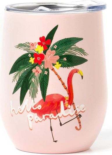 Θερμός Κούπα Legami TUM0004 Hot & Cold Vacuum Tumbler Flamingo 325ml