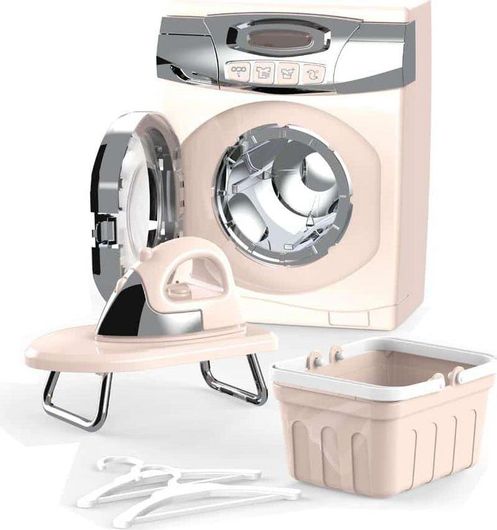 Παιχνίδι Μίμησης Luna Πλυντήριο Ρούχων Μπεζ