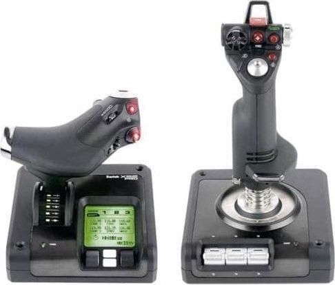 Joystick Logitech G Saitek X52 Pro Flight Ενσύρματο Συμβατό με PC