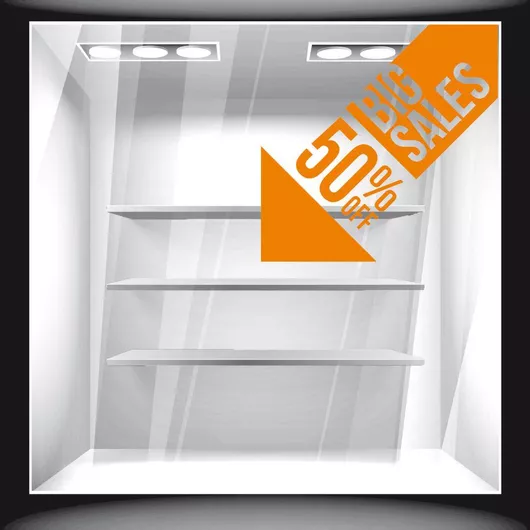 Αυτοκόλλητο Εκπτώσεων Εκπτωτικό 38 60cm X 60cm