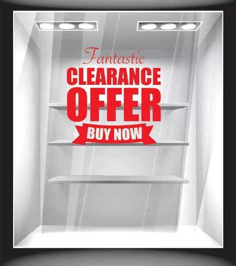 Orafol Αυτοκόλλητο Βιτρίνας Εκπτώσεων Μπλε S 11807-250 1τμχ