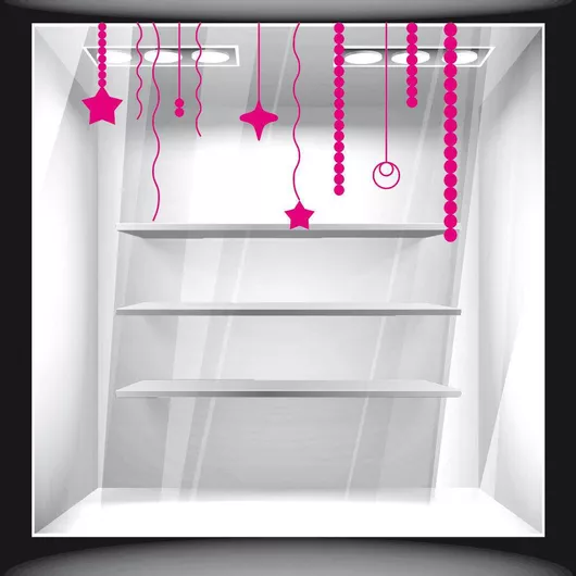 Orafol Αυτοκόλλητο Βιτρίνας Χριστουγέννων Πορτοκαλί XS 18093-246 1τμχ