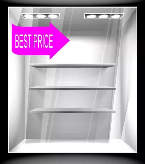 Orafol Αυτοκόλλητο Βιτρίνας Εκπτώσεων 50x36cm Κίτρινο S 12063-905 1τμχ