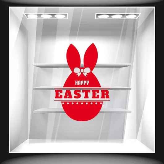 Αυτοκόλλητο Βιτρίνας Πασχαλινό 46 50cm X 70cm