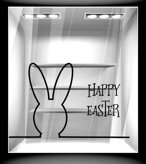 Orafol Αυτοκόλλητο Βιτρίνας Πασχαλινό Πορτοκαλί EA 10115-246 1τμχ