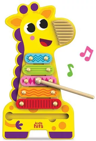 Kids Hits Ξύλινο Ξυλόφωνο Καμηλοπάρδαλη για 1.5+ Ετών
