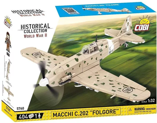 Cobi Historical Collection Plastic Blocks World War Ii Macchi C.202 Folgore Cobi-5760
