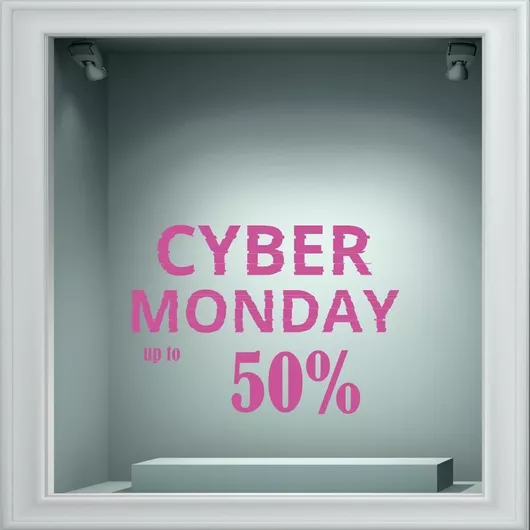 Αυτοκόλλητο Εκπτώσεων Cyber Monday 11