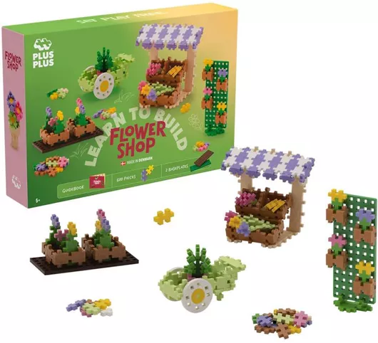 Plus Plus Εκπαιδευτικά Τουβλάκια Learn to Build: Flower Shop για 5+ Ετών 600τμχ