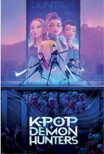 K-pop Demon Hunters Huntrix Αυθεντική Αφίσα 61x91cm