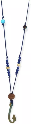 Κολιέ Ανδρικό Ananna Blue Hook