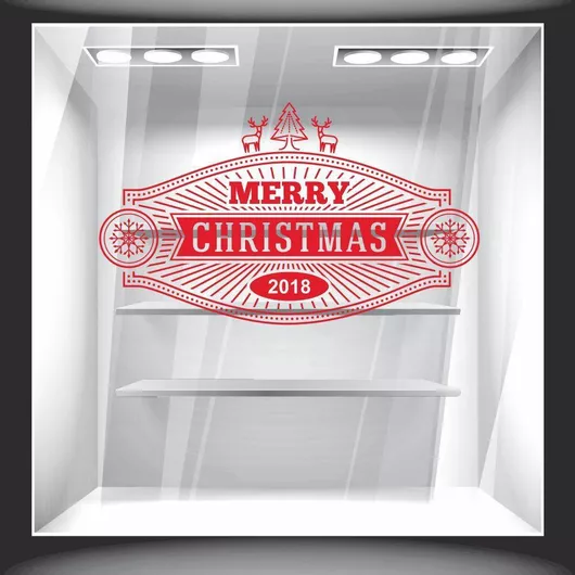 Orafol Αυτοκόλλητο Βιτρίνας Χριστουγέννων XS 18054-247 1τμχ