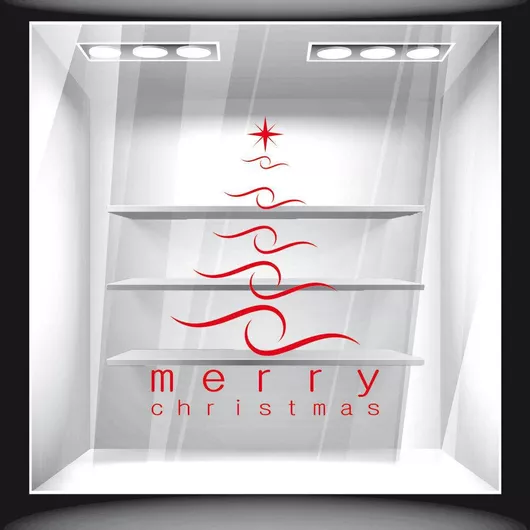 Orafol Αυτοκόλλητο Βιτρίνας Χριστουγέννων Μαύρο XS 18159-242 1τμχ