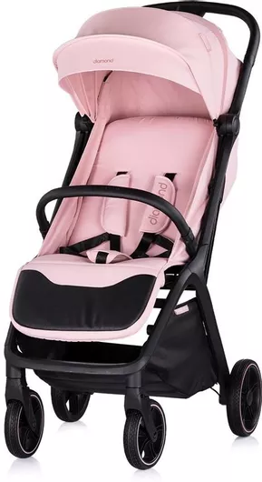 Chipolino Diamond Καρότσι Μωρού Μωρού Kατάλληλο για Nεογέννητο Pink Marshmallow 8.5kg