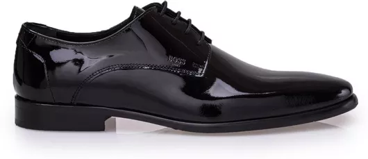 Boss Shoes Ανδρικά Σκαρπίνια από Λουστρίνι Μαύρο