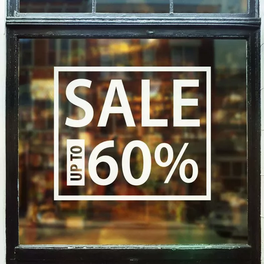 Orafol Αυτοκόλλητο Βιτρίνας Εκπτώσεων S 11998-1261 1τμχ