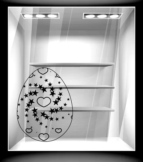 Orafol Αυτοκόλλητο Βιτρίνας Πασχαλινό Πράσινο EA 10112-245 1τμχ