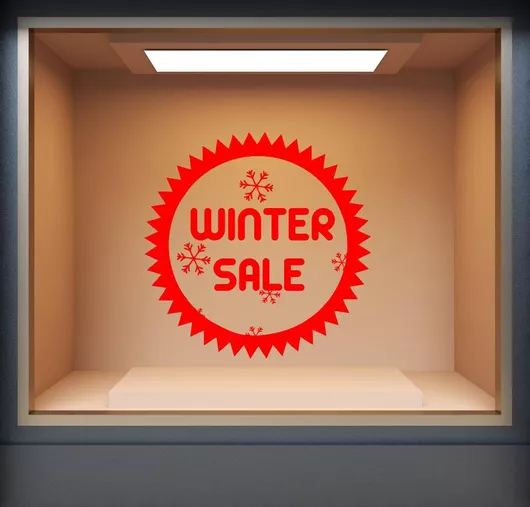 Orafol Αυτοκόλλητο Βιτρίνας Χειμωνιάτικο Καφέ WI 10028-1188 1τμχ