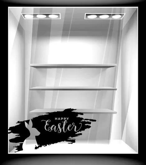 Orafol Αυτοκόλλητο Βιτρίνας Πασχαλινό EA 10100-252 1τμχ