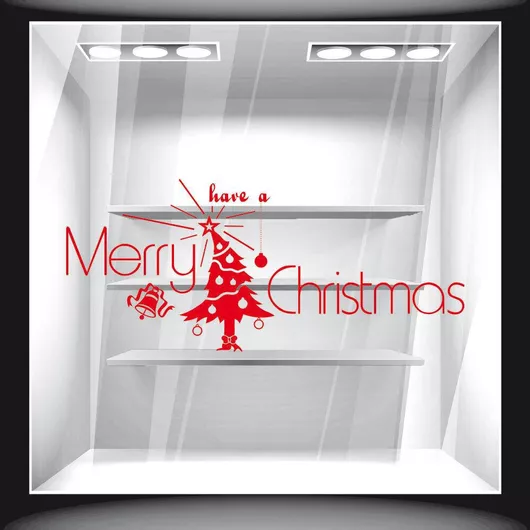 Χριστουγεννιάτικο Αυτοκόλλητο Χριστουγεννιάτικο 69 110cm X 48cm