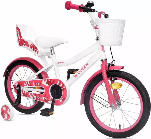 Enero 16" Παιδικό Ποδήλατo Πόλης 2024 White-Pink