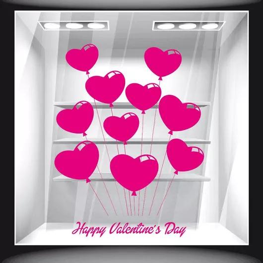 Orafol Αυτοκόλλητο Βιτρίνας Αγίου Βαλεντίνου VAL 10087-1262 1τμχ