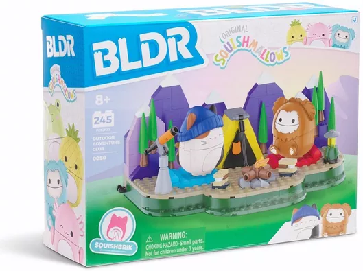 Τουβλάκια Squishmallows Campout with Cam and Benny για 8+ Ετών 245τμχ