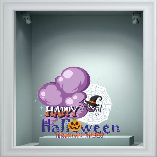 Αυτοκόλλητο Βιτρίνας Halloween 13 50cm X 43cm