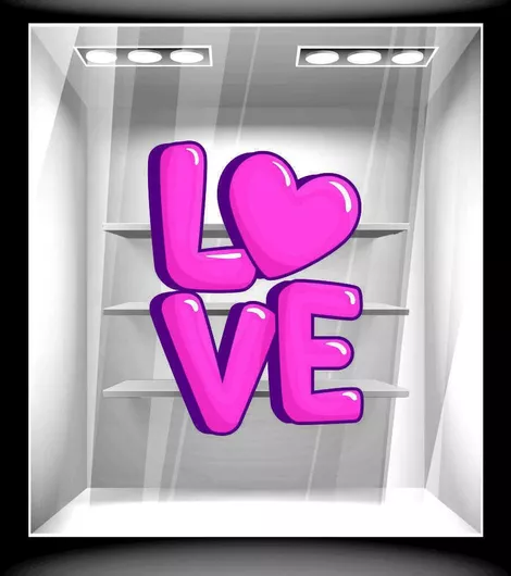 Αυτοκόλλητο Αγίου Βαλεντίνου Αγίος Βαλεντίνος 59 66cm X 90cm