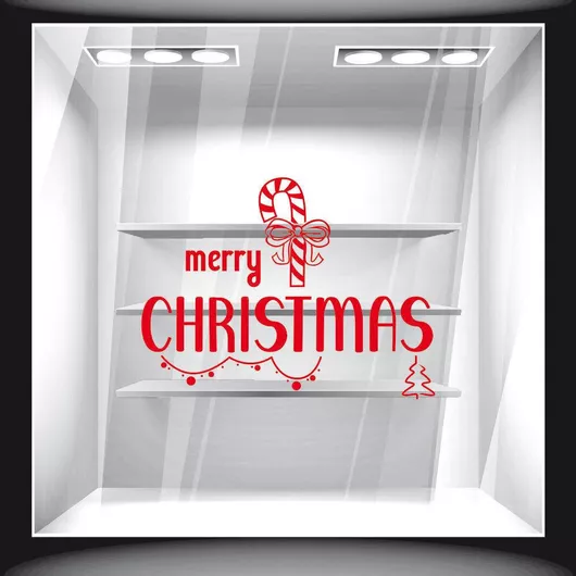 Orafol Αυτοκόλλητο Βιτρίνας Χριστουγέννων Λευκό XS 18202-243 1τμχ