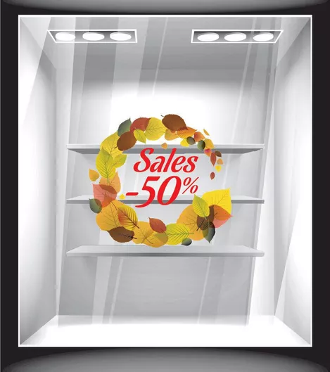 Orafol Αυτοκόλλητο Βιτρίνας Φθινοπωρινό Πράσινο AU 10000-245 1τμχ