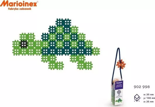 Marioinex Τουβλάκια Turtle για 3+ Ετών 80τμχ