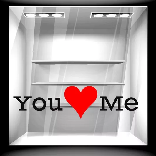 Orafol Αυτοκόλλητο Βιτρίνας Αγίου Βαλεντίνου Καφέ VAL 10114-1188 1τμχ