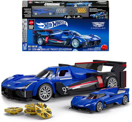 Mattel Brick Shop Τουβλάκια Hot Wheels Speed Series Cadillac για 10+ Ετών 236τμχ
