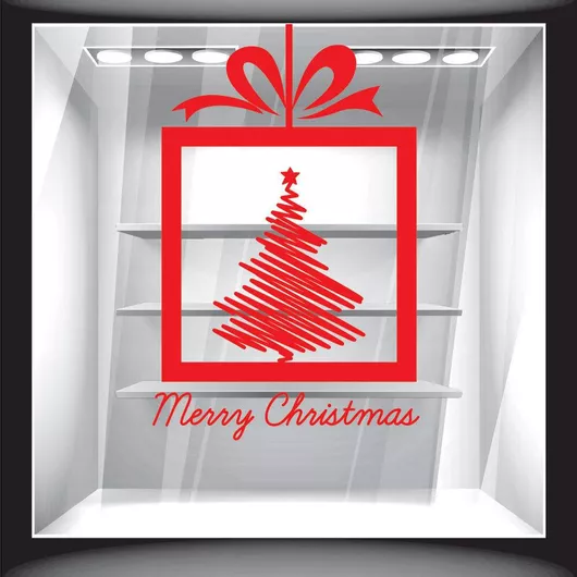 Orafol Αυτοκόλλητο Βιτρίνας Διακοσμητικό Χριστουγέννων XS 18066-1261 1τμχ