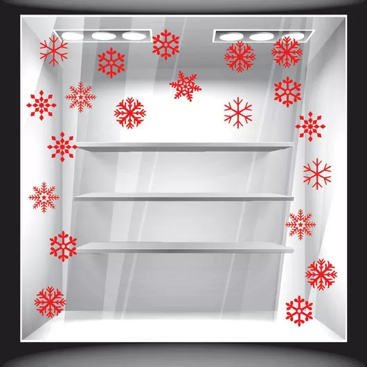 Orafol Αυτοκόλλητο Βιτρίνας Χριστουγέννων Ασημί XS 18059-249 1τμχ